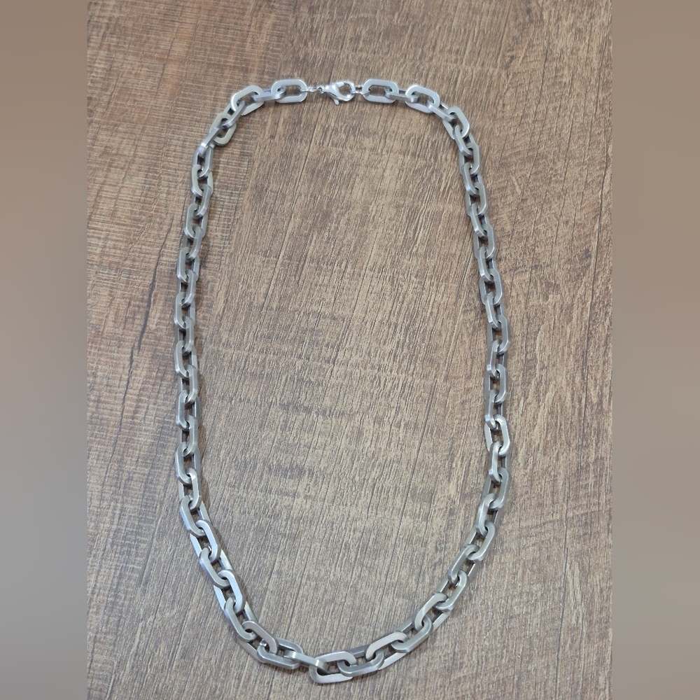 Chunky Stainless Steel Chain 21"